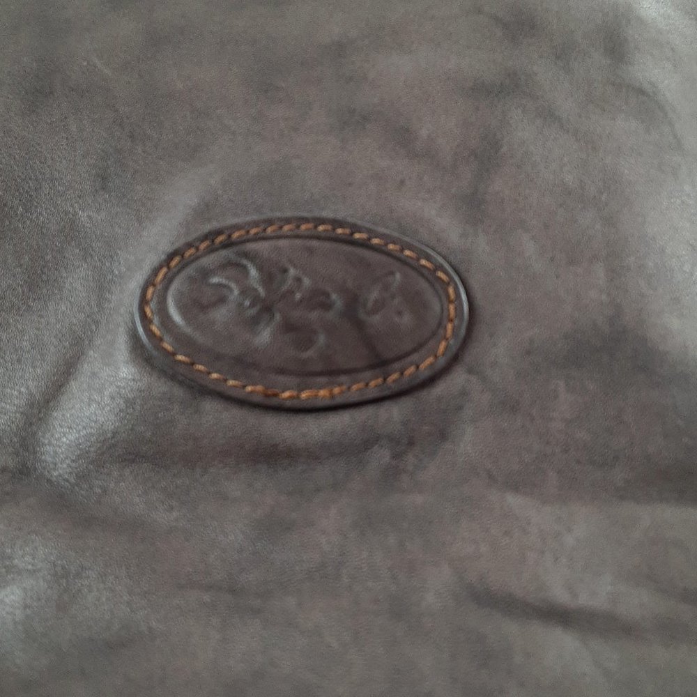 Sofia C Extra Large Beautiful Brown Smooth Italian Leather Shopper Shoulder Bag - Picture 3 of 6